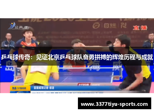 乒乓球传奇：见证北京乒乓球队奋勇拼搏的辉煌历程与成就